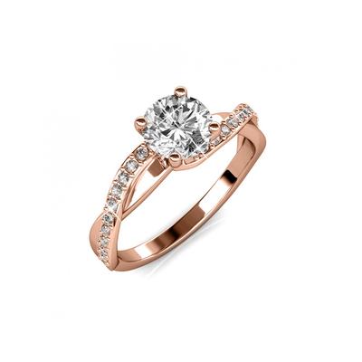 Eleanor Ring - Roségold und Kristall Image