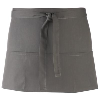 Premier Ladies/Womens Colours 3 Pocket Schürze (Dunkelgrau) Image