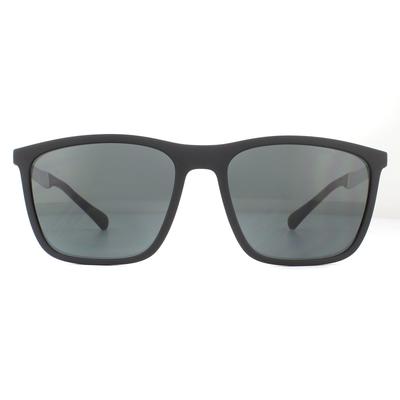 Emporio Armani Sonnenbrille EA4150 506387 Gummi Schwarz Grau