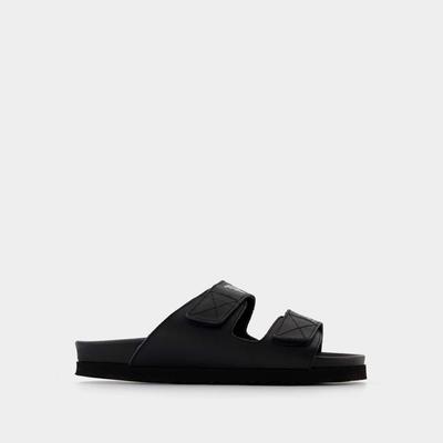 Sandalen - Palm Angels - Schwarz/Weiß - Leder