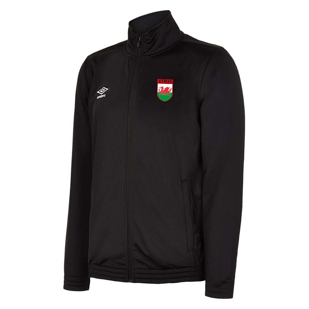 Umbro Wales Tricot Herren Black Track Jacke Image