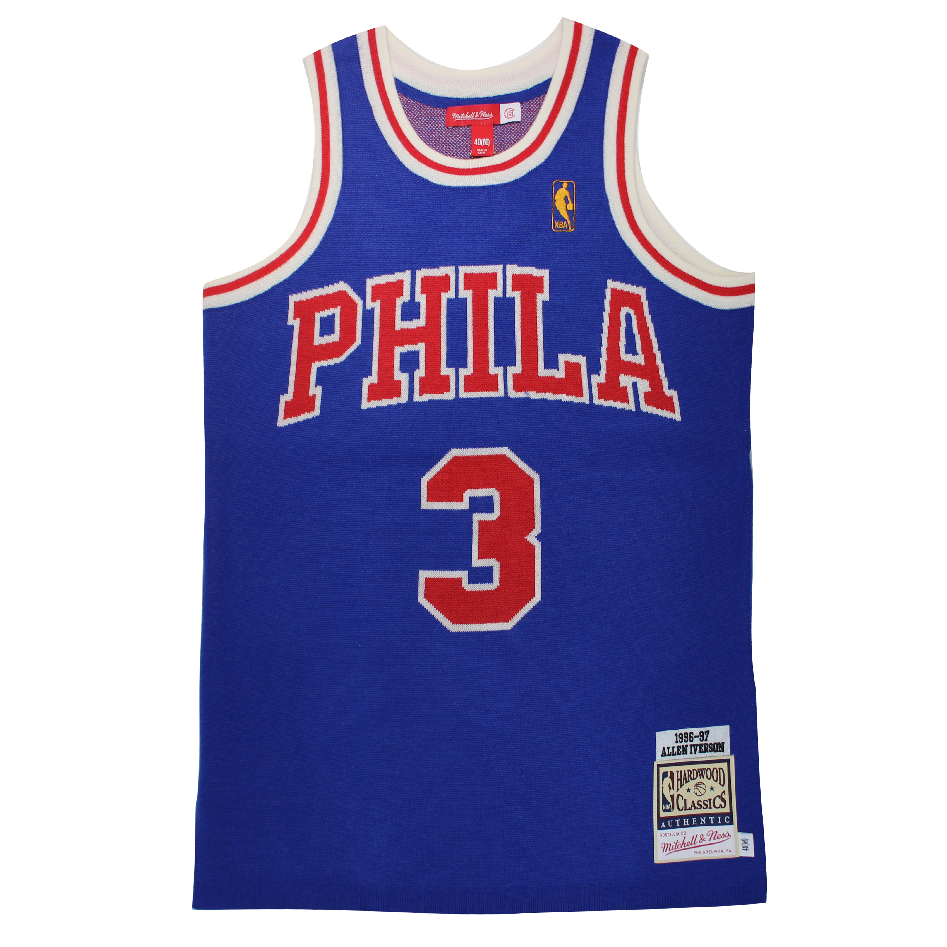Mitchell & Ness X Clot M & N Philadelphia 76ers Stricktrikot Image