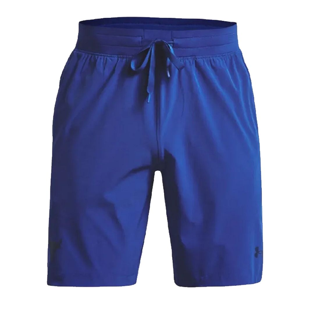 Under Armour Project Rock Mens Blue Snap Shorts Image