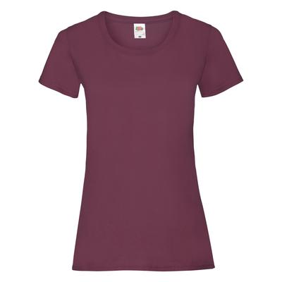 Fruit Of The Loom - T-Shirts mit kurzen Ärmeln - Damen (Bordeaux) Image