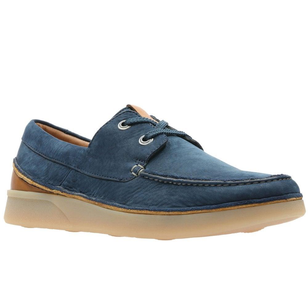 Clarks Oakland Sun Mens Navy Schuhe EU 43 / UK 9