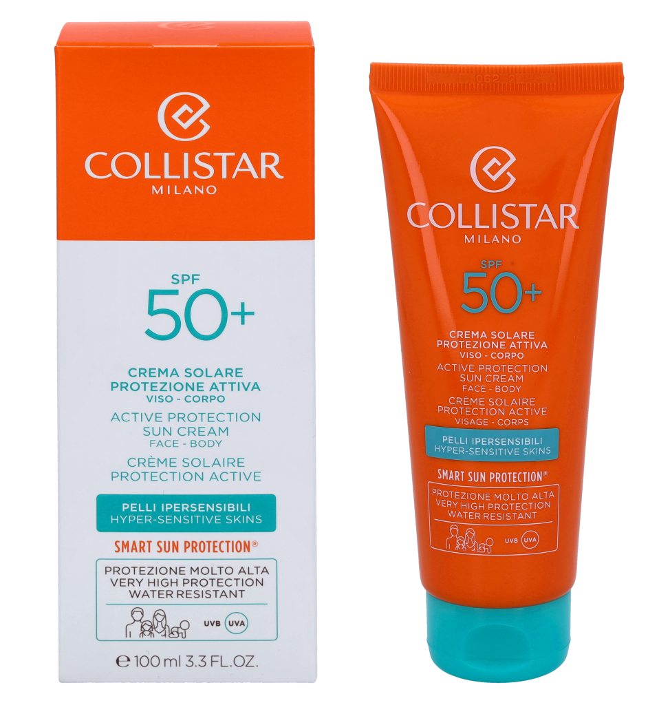 Collistar Aktive Schutz Sonnencreme Gesicht Körper SPF 50+ 100ml Image