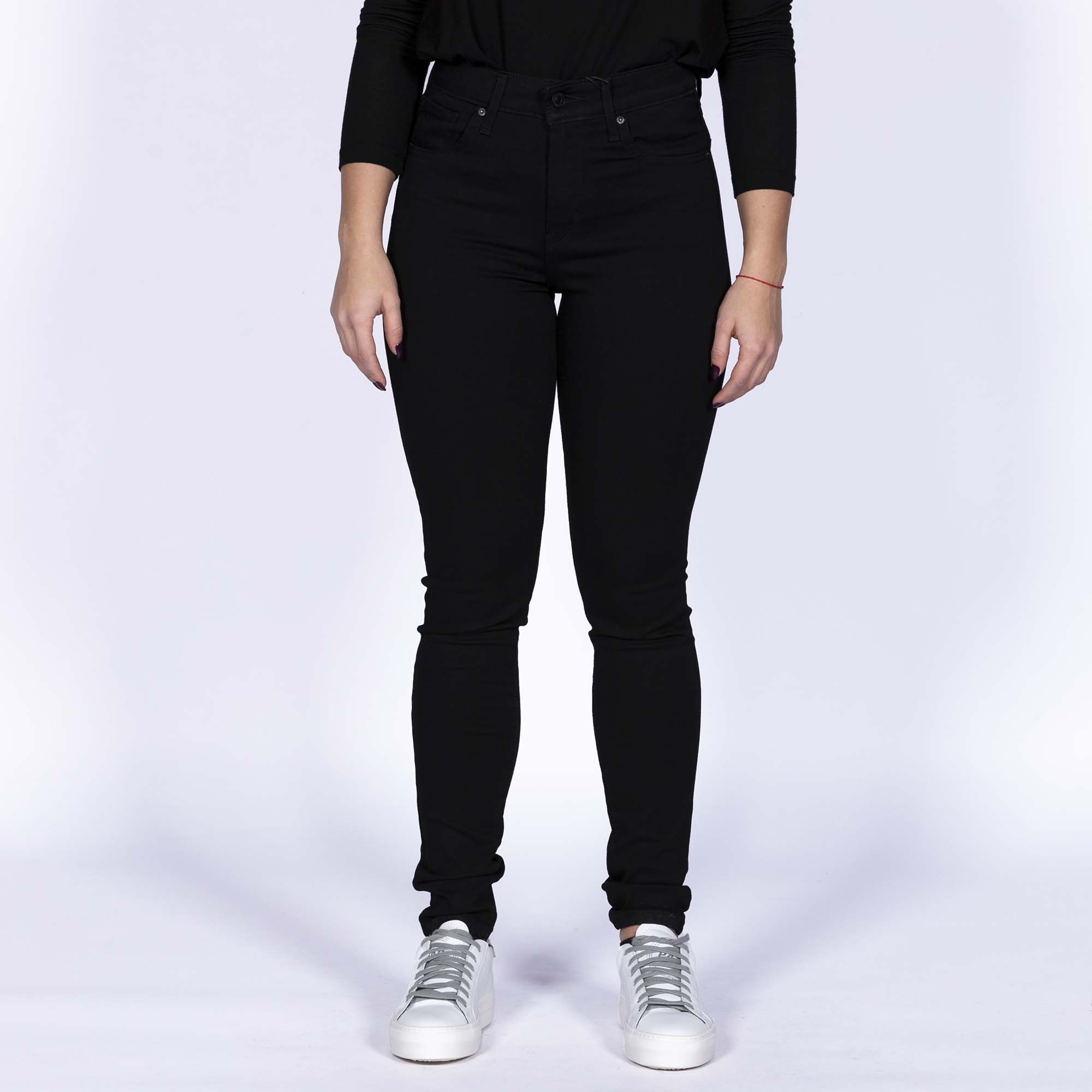 Jeans Levis 721 High Rise Skinny Long Shot Schwarz Image