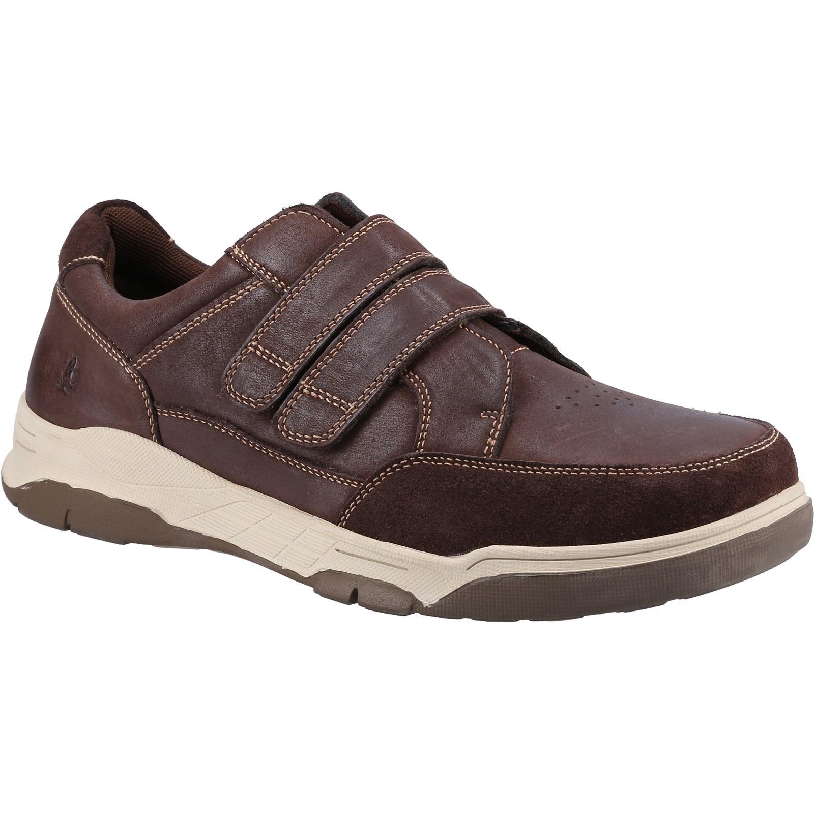 Hush Puppies Herren Fabian Leder Doppelriemen Schuhe (Braun)
