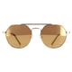 Serengeti Aviator Unisex Glänzend Hell Gold Saturn Fahrer Gold Polarisiert Shelby