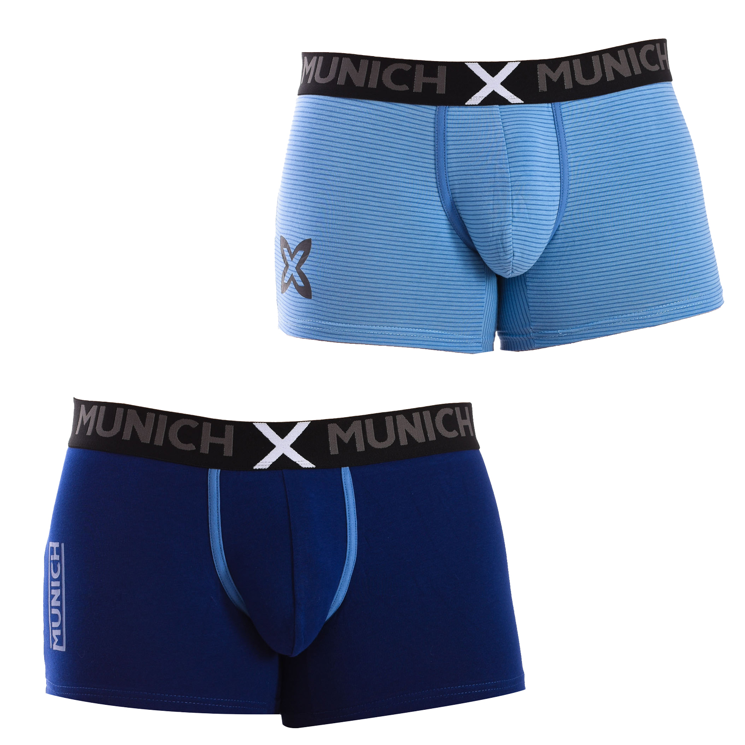 Pack-2 Herren Boxershorts aus elastischer Baumwolle MU_DU0280 Image