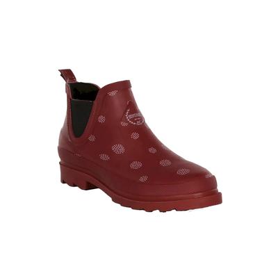 Regatta Womens/Ladies Harper Cosy Dotted Ankle Wellington Boots (Cabernet) Image