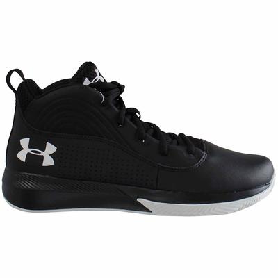 Under Armour GS Lockdown 4-BLK Kids Schwarze Trainer Image