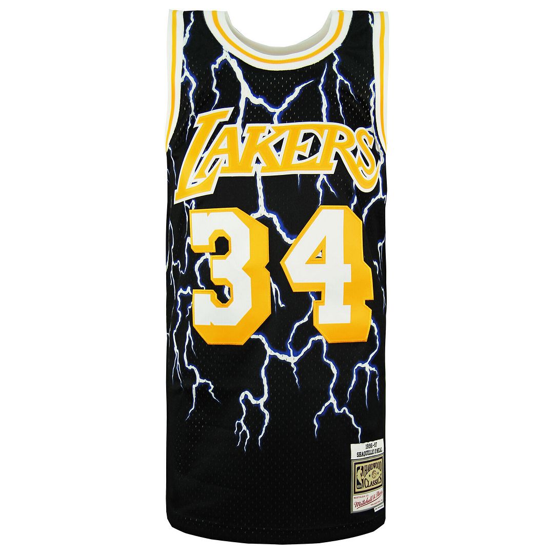 Mitchell & Ness La Lakers Shaquile O'Neal Lightning Mens Weste Image