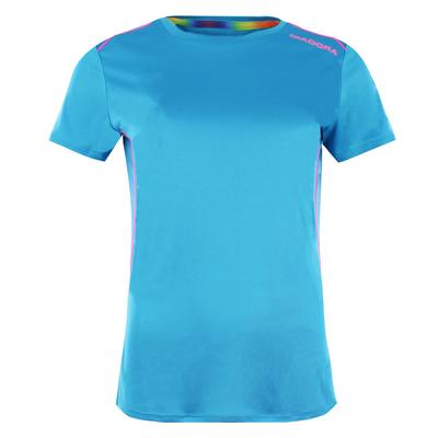 Diadora Running Womens Blue T-Shirt