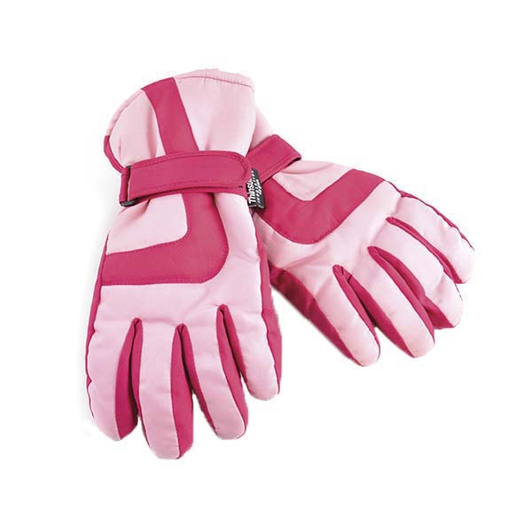 Thinsulate - Thermische Kinder-Skihandschuhe | Wasserdichte Handschuhe für Mädchen - Pink Image