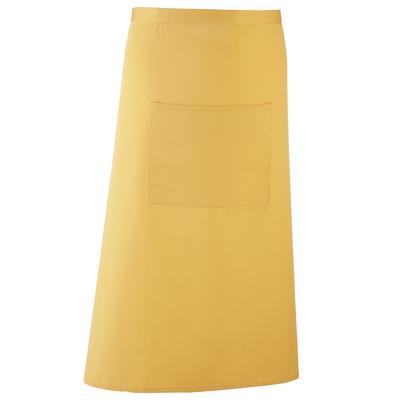 Premier Unisex Colours Barschürze (lange kontinentale Form) (2er-Pack) (Sonnenblume) Image