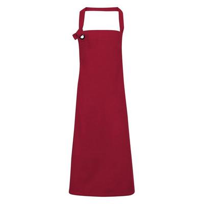Premier Unisex Erwachsene Calibre Lätzchenschürze (Burgund) Image
