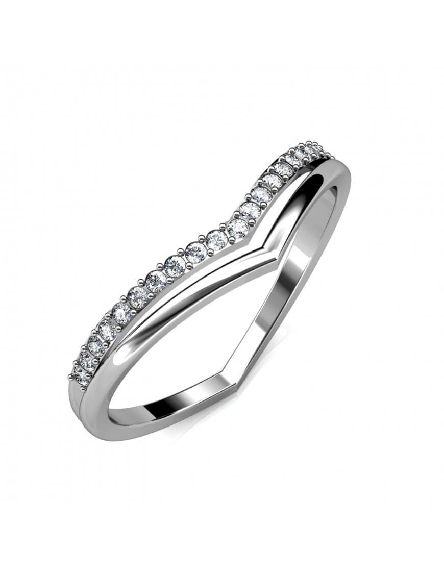Tiryns Ring - Silber und Kristall Image