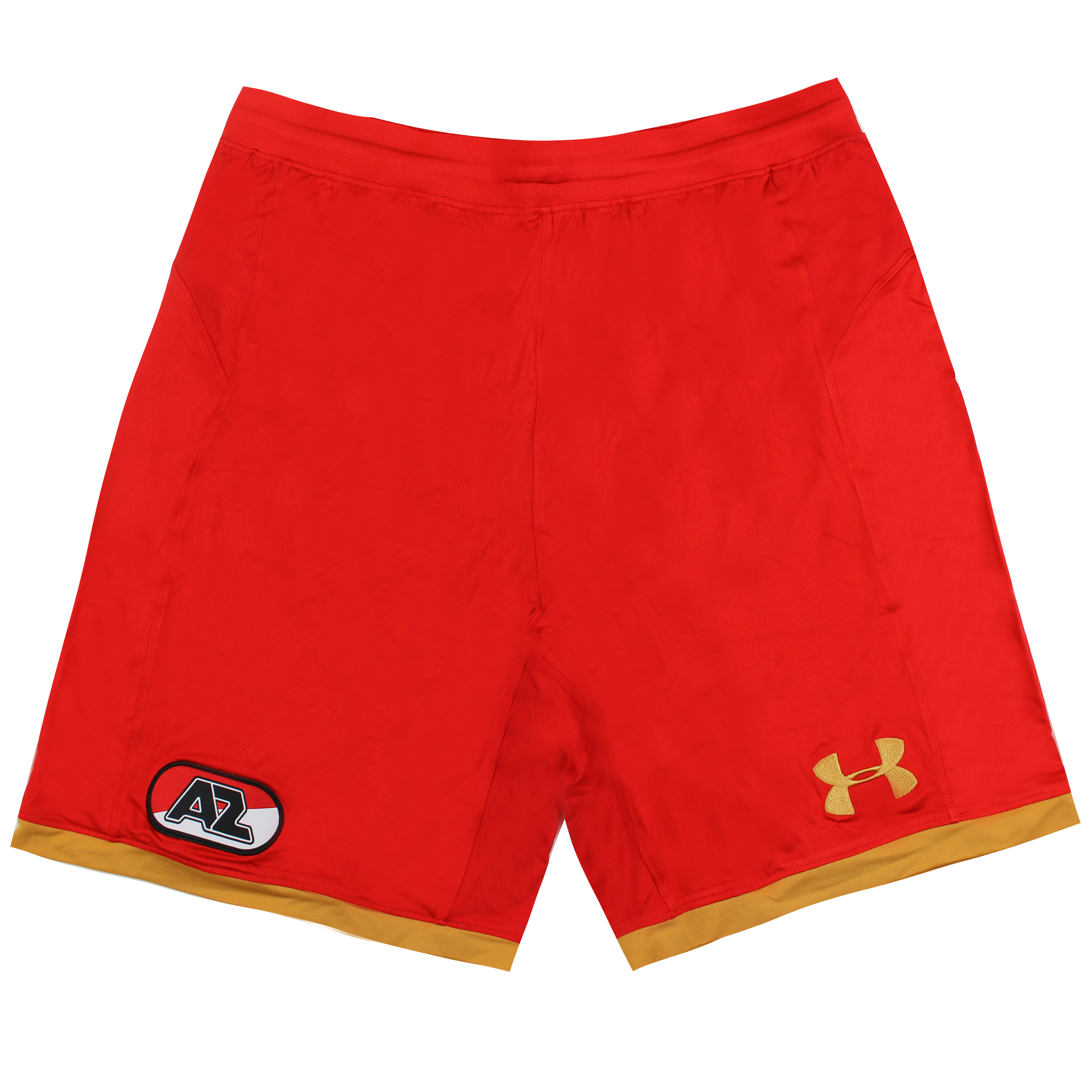 Under Armour Az Alkmaar rot ausgestattete Herrenabwärts -Fußball -Shorts 1294987 601 Image