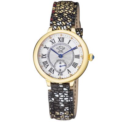 GV2 Rome Damen Silber Zifferblatt Gelbgold Schweizer Quarzuhr Image