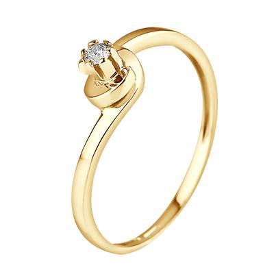 DIADEMA - Ring - Diamant - Gelbgold