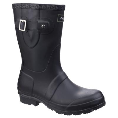 Cotswold Womens/Ladies Windsor Short Waterproof Pull On Wellington Boots (Schwarz)