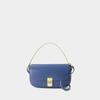 Grace Chaine Clutch - A.P.C. - Leder - Ozeanblau