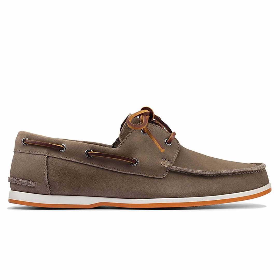 Clarks Pickwell Sail Mens Brown Schuhe