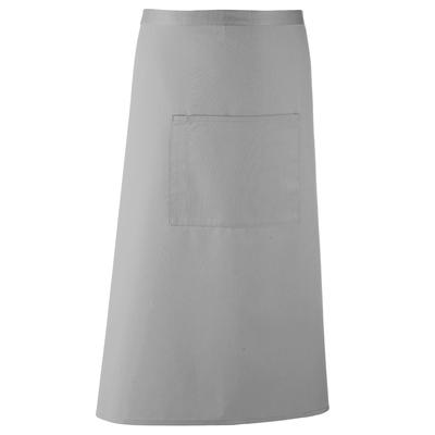 Premier Unisex Colours Barschürze (lange kontinentale Form) (2er-Pack) (Silber) Image