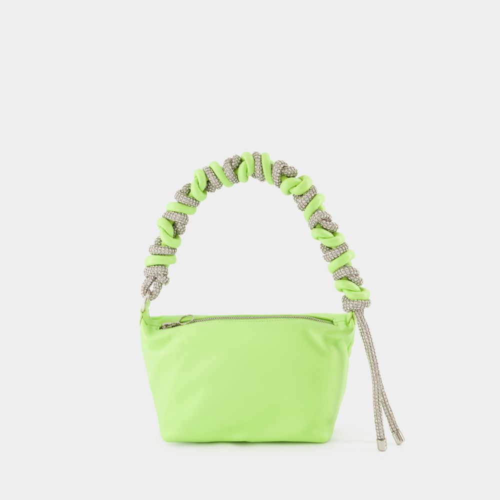 Sac Caméra Crystal Phone Cord - Kara - Cuir - Vert Image