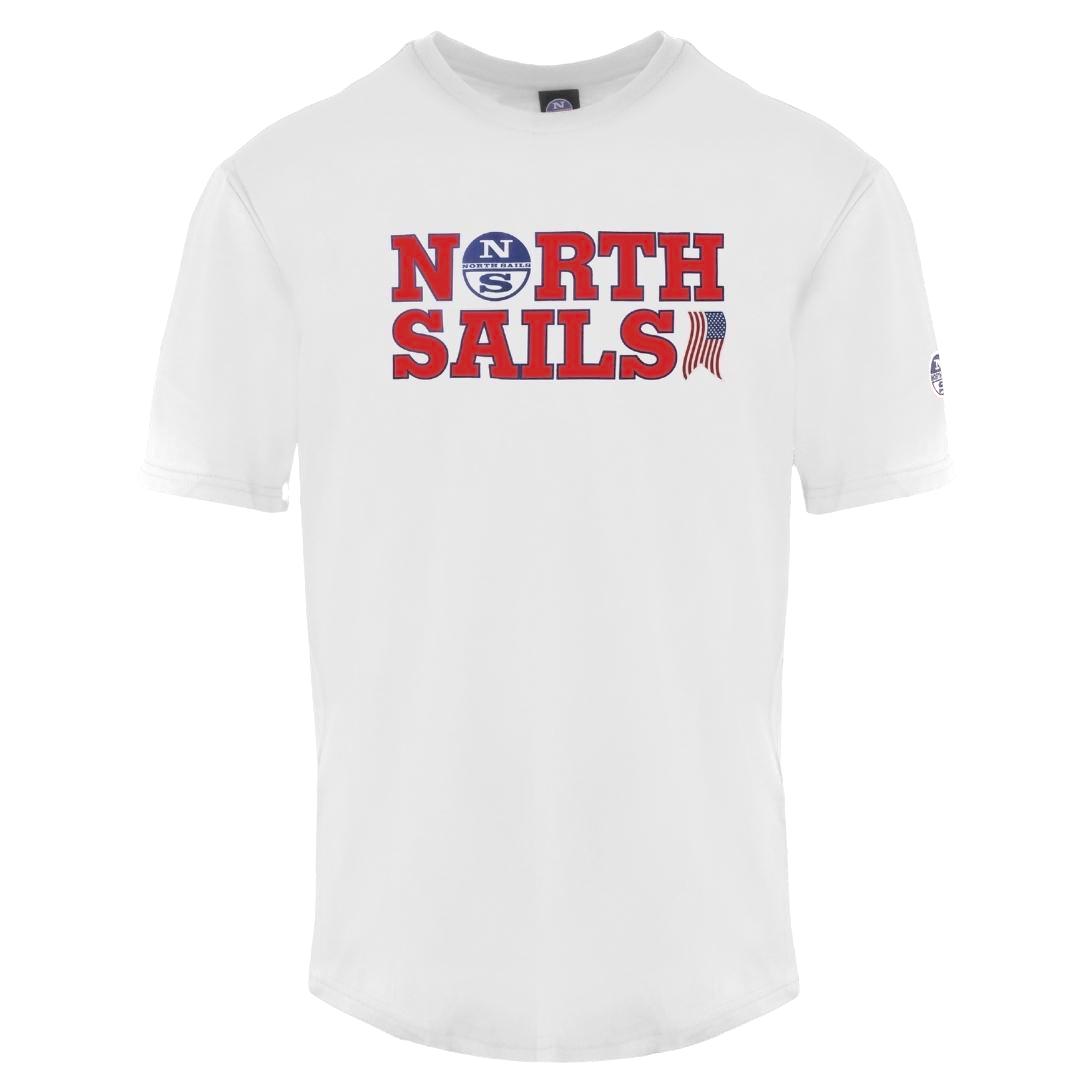 North Sails USA Weißes T-Shirt Image