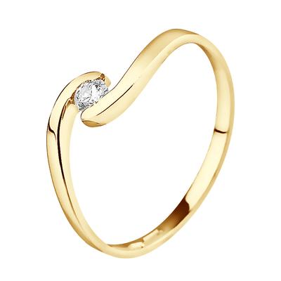 DIADEMA - Ring - Diamant - Gelbgold