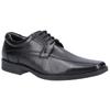Hush Puppies Herren Brandon Lederschuhe (Schwarz)