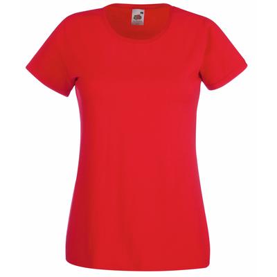 Fruit Of The Loom - T-Shirts mit kurzen Ärmeln - Damen (Rot) Image