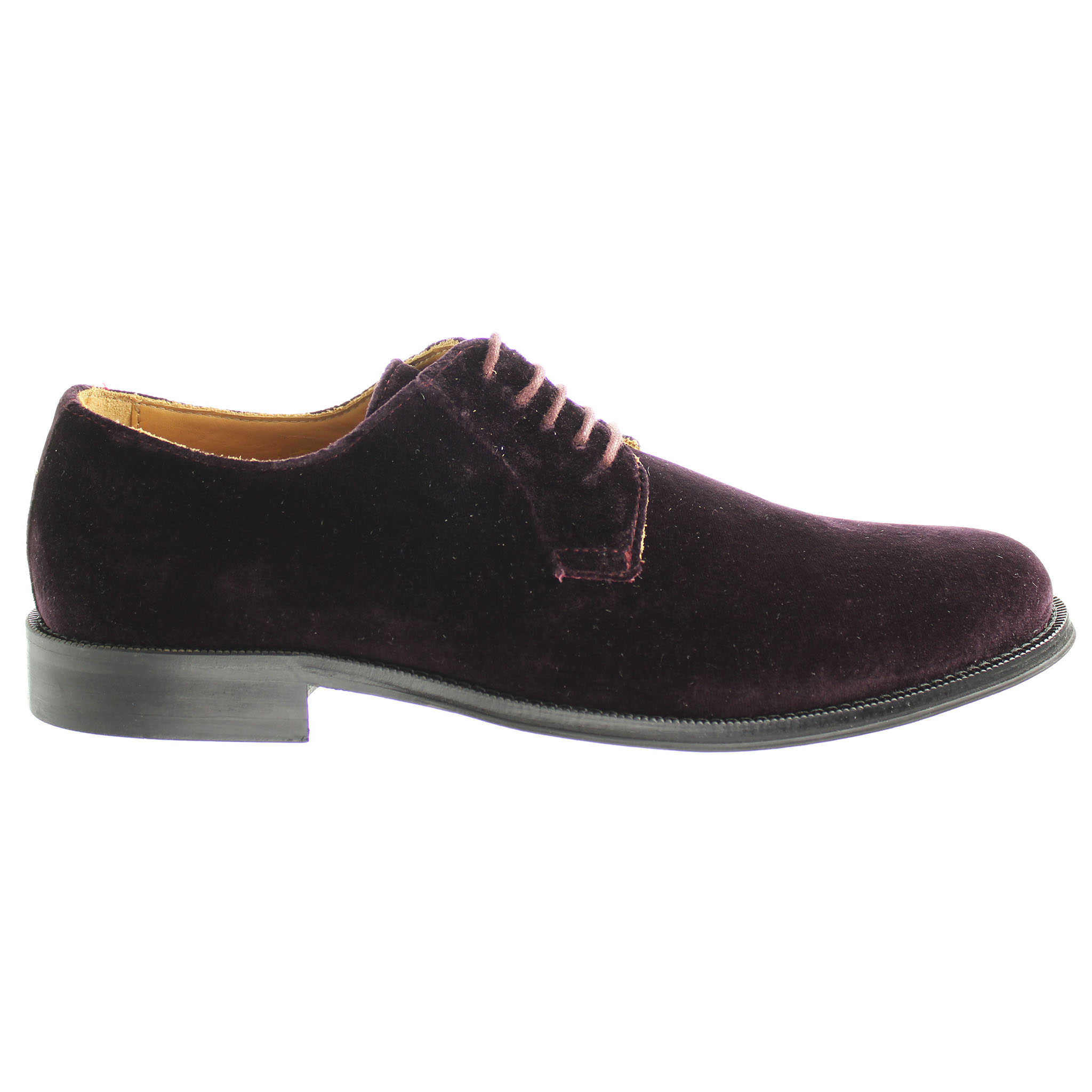 Hackett Derby Herren dunkle lila Schuhe