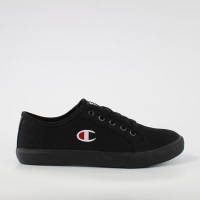 Champion Huntington Kinder schwarze Plimsolls