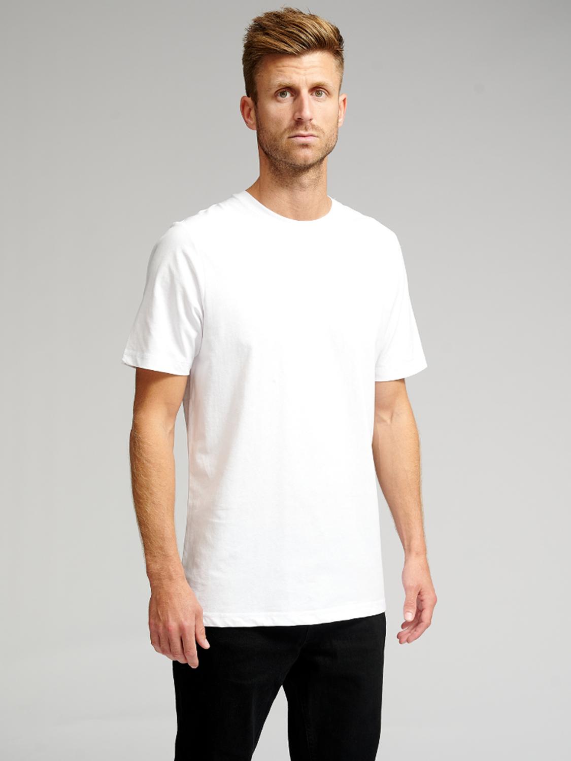 Bio-Basic-T-Shirt - Weiß Image