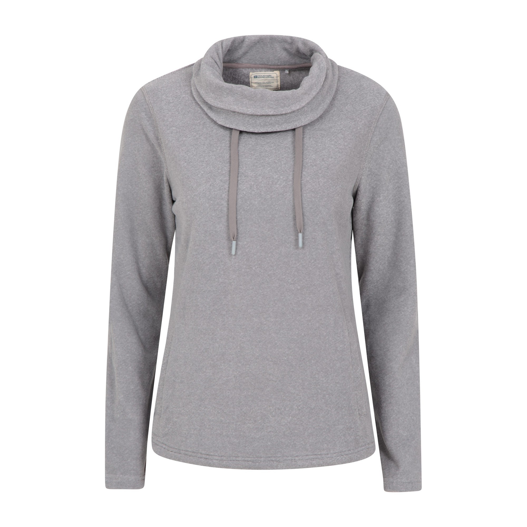 Mountain Warehouse Damen/Damen Hebridean Cowl Neck Fleece Top (Dunkelgrau) Image