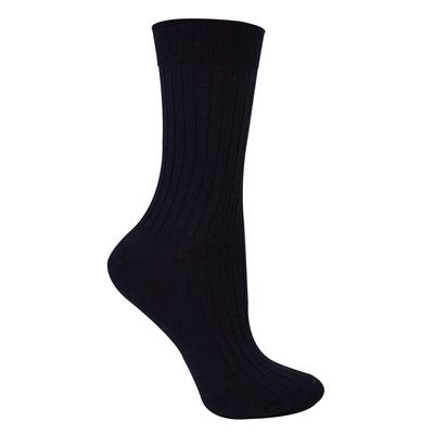 Damensocken aus Merinowolle | Steven | Dicke Outdoor-Stiefelsocken für Damen, Schwarz Image