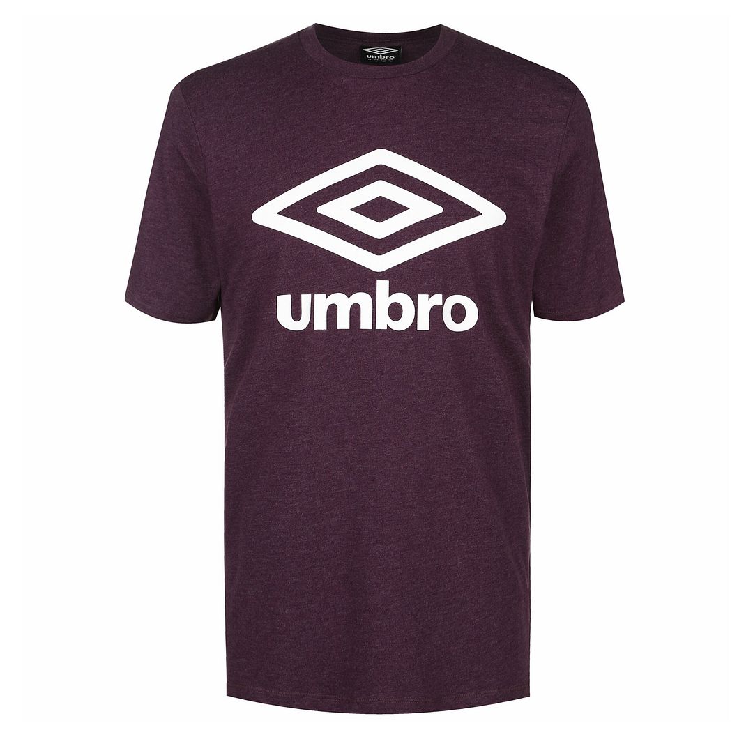 Umbro großes Logo-Männer dunkelviolettes T-Shirt Image