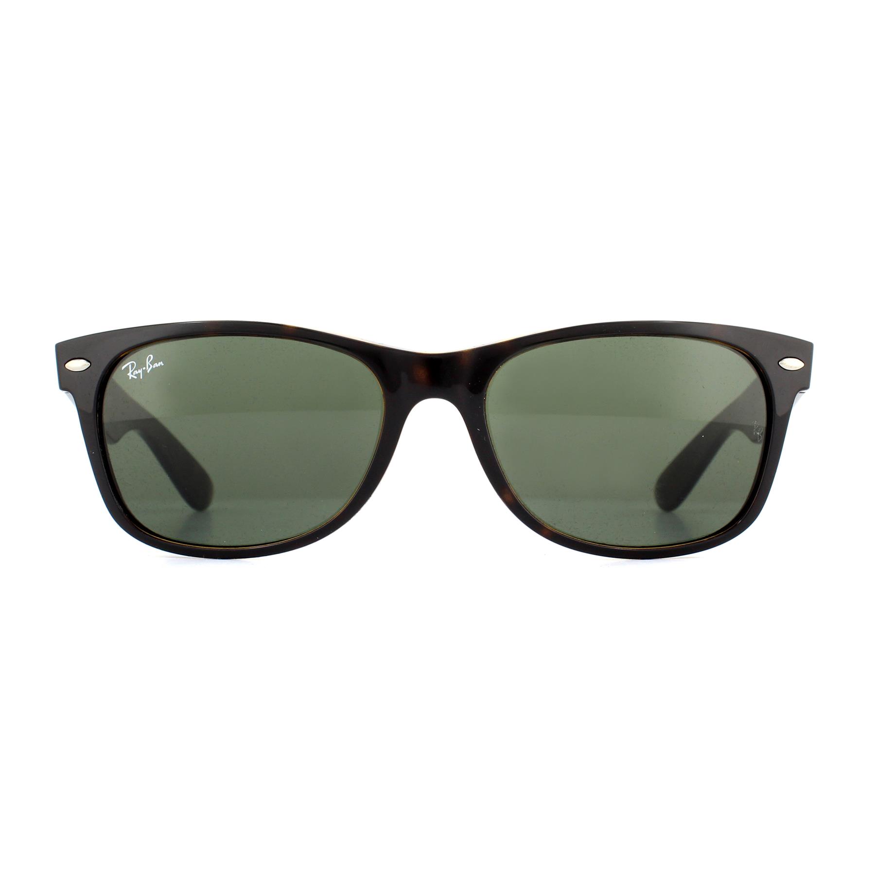 Ray-Ban Sonnenbrille New Wayfarer 2132 902 Schildpatt Grün 52mm Image