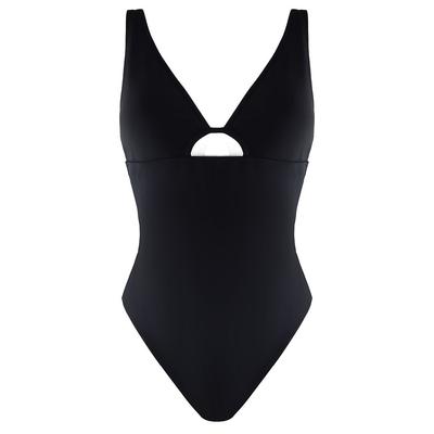 Gymshark umweltfreundlich Frauen schwarzer Badeanzug Image