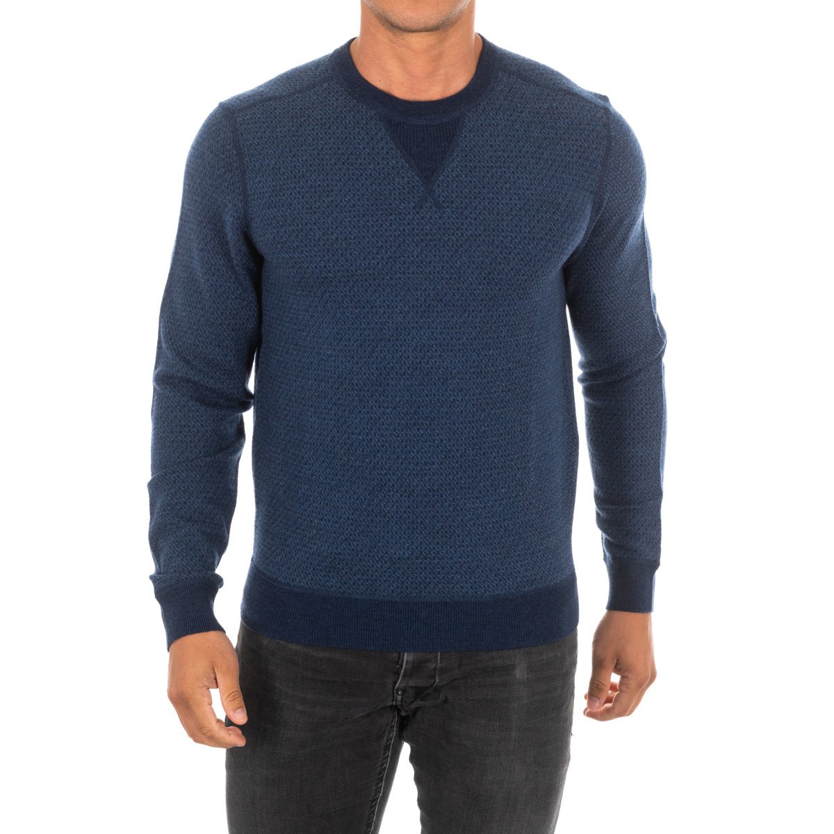 Langarm-Pullover mit Rundhalsausschnitt für Männer HM701844 Image