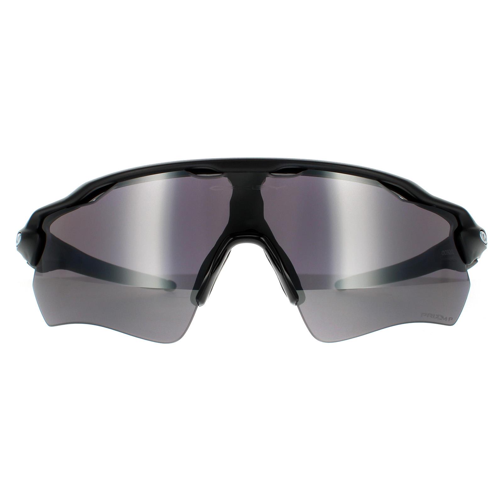 Oakley Wrap Mens Matte schwarz Prizm schwarz polarisierte Sonnenbrille Image
