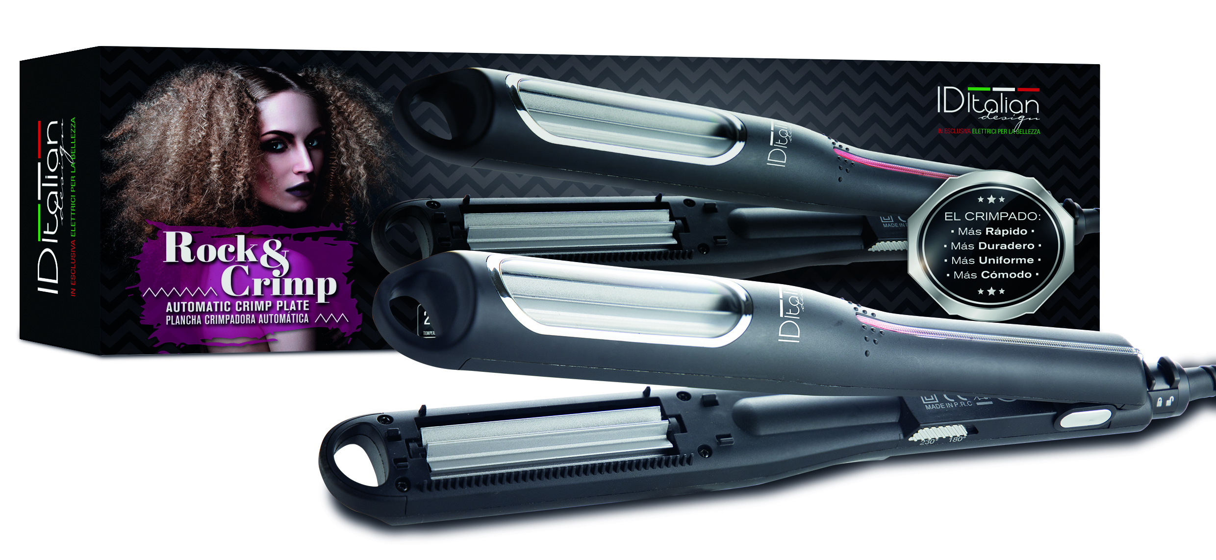 Kreppeisen - 36 W - schwarz - 107 x 357 x 54 cm Image