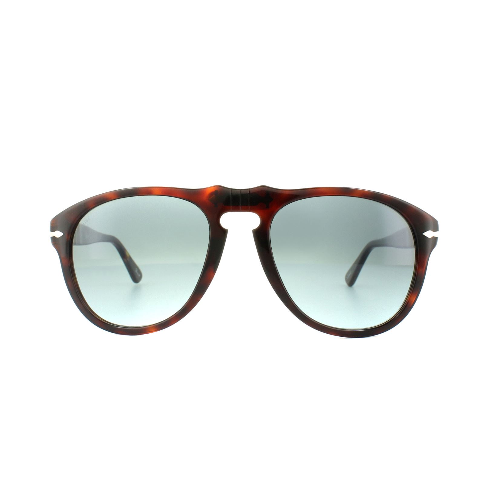 Persol Aviator Mens Dark Havana Light Blue Gradient Sonnenbrillen Image