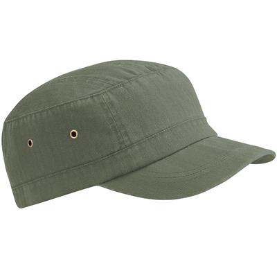 Beechfield Unisex Urban Army Cap / Kopfbedeckung (2er Pack) (Vintage Olive) Image