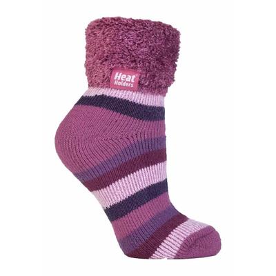 Rutschfeste, niedrig geschnittene Thermo-Slipper-Bettsocken für Damen mit Griffen Image