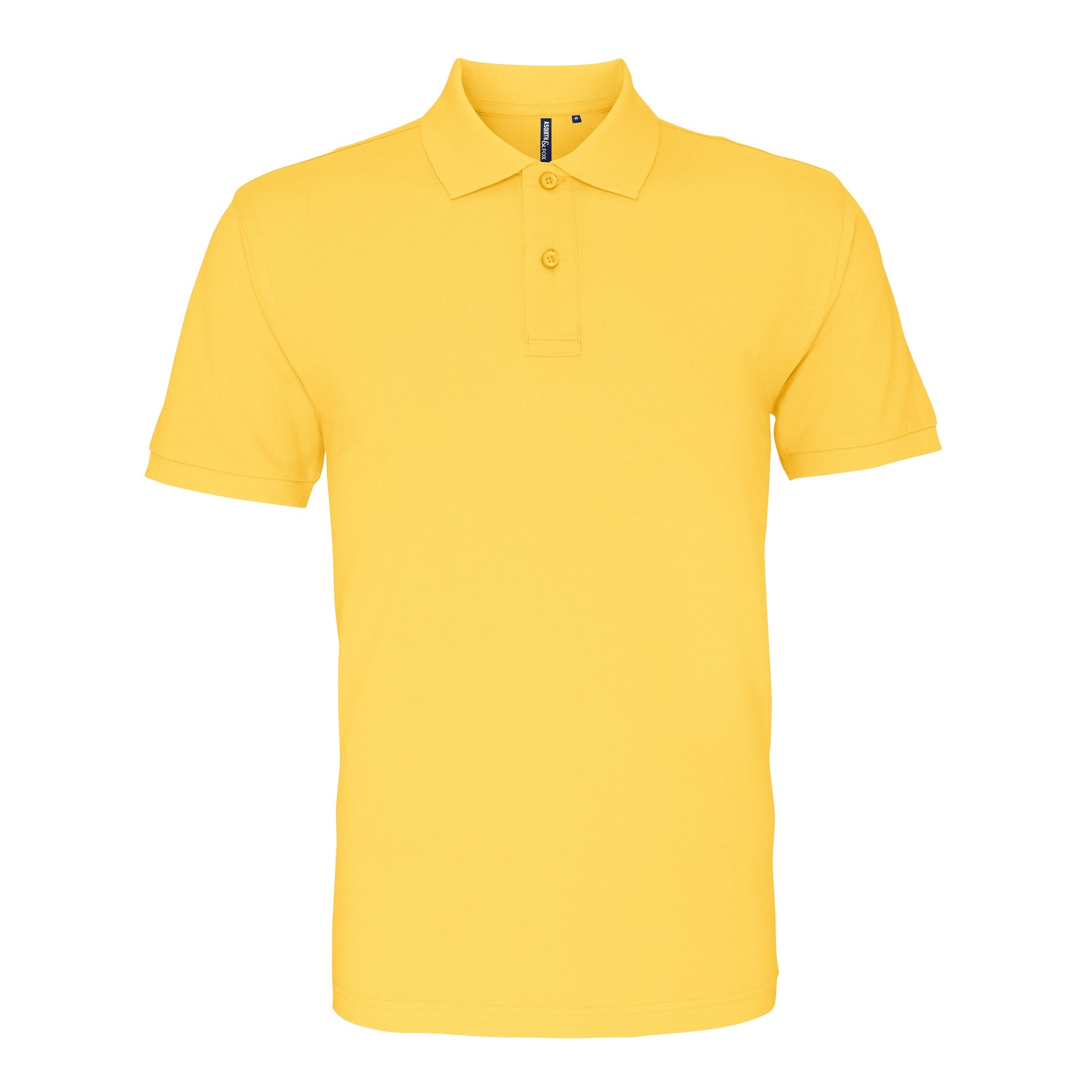 Asquith & Fox Herren-Poloshirt mit kurzen Ärmeln (Senf) Image