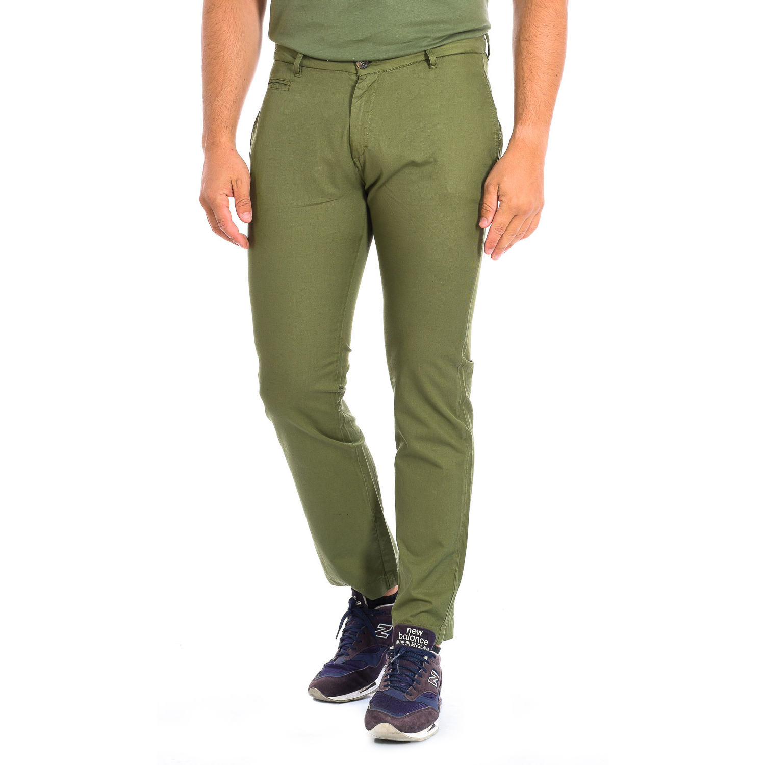 Lange Hose mit geradem Schnitt und Saum TMT014-TL121 für Männer Image